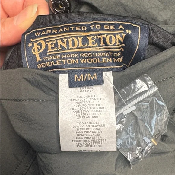 Pendleton Reversible Men's Forest Patterned Vest